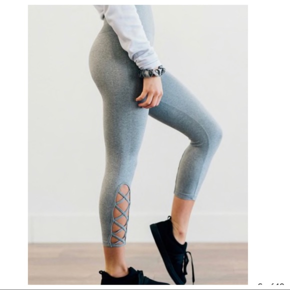 ShopEvelynne Pants - High waist tummy control seamless lattice leggings